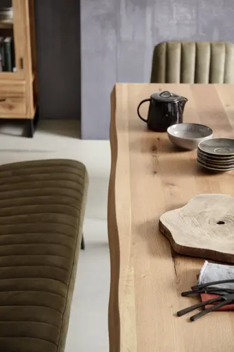 Esstisch Clifton - LB ca. 220x100 cm, Zerreiche massiv