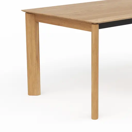 Esstisch Hillsboro - ausziehbar, LB ca. 180x95 cm, Wildeiche massiv