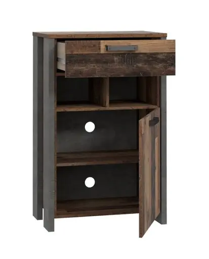 Schuhschrank FEA - Vintage Dekor, Betonoptik