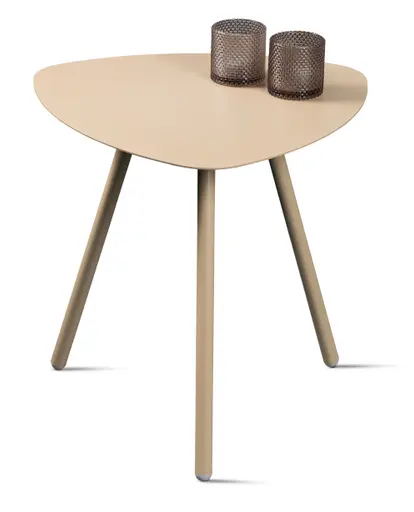 Beistelltisch - LB ca. 50x50 cm, Cremeweiß