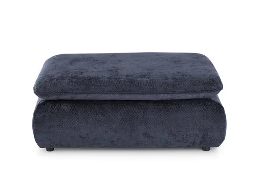 Hocker - Stoff, Dunkelblau