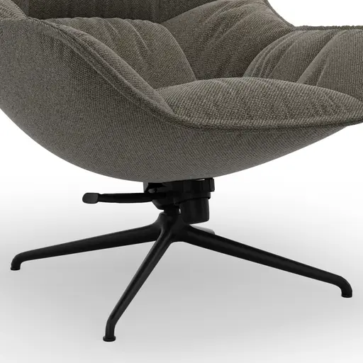 Sessel Unn - Stoff, Taupe