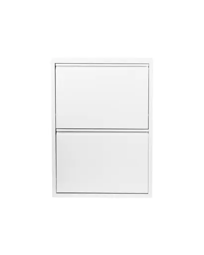 Schuhschrank - B ca. 50 cm, Weiß