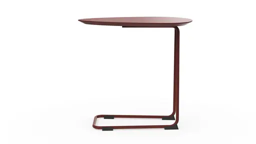 Sofatisch Fano - LBH ca. 57x39x54 cm, Fenix, Bordeaux