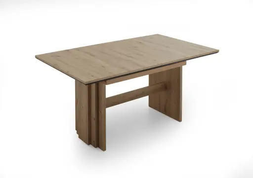 Esstisch - ausziehbar, LB. ca. 160x95cm, Dekor Eiche