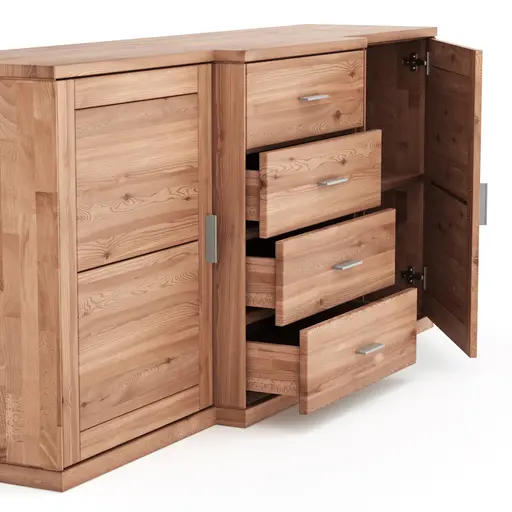 Sideboard Faro 6.0 - Kernbuche massiv, natur geölt