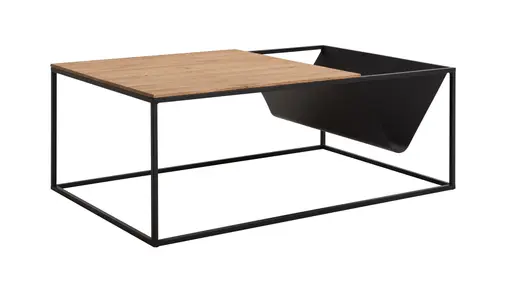 Couchtisch Kima - LBH ca. 110x70x42 cm, Wildeiche geölt