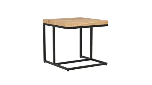 Couchtisch Farmingdale - LBH ca. 50x50x47 cm, Eiche massiv, natur geölt