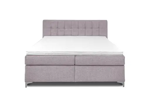 Boxspringbett HINDA- Liegefläche ca. 180x200 cm, Stoff, Altrosa, TFK H3/TFK H3