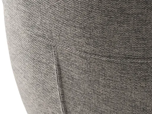 Armlehnstuhl - drehbar, Stoff, Grau