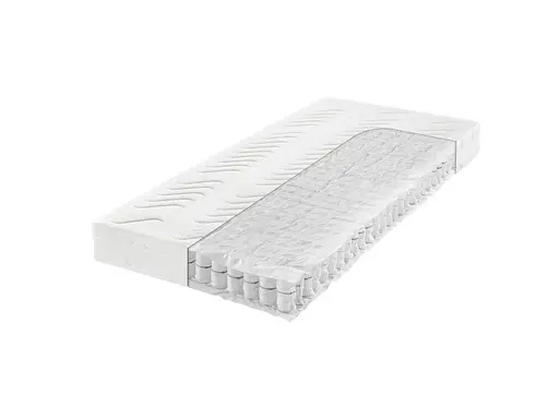 7-Zonen-Tonnentaschenfederkern-Matratze- Ligefläche ca. 90x200 cm, Mittel