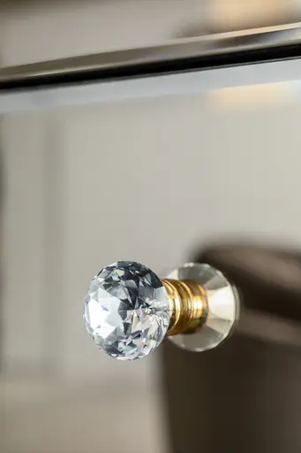 Konsolentisch- LB ca. 100x40 cm, Weiß, Lackiert, Verspiegelt