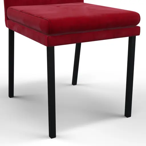 Stuhl Saragossa - Stoff, Rot