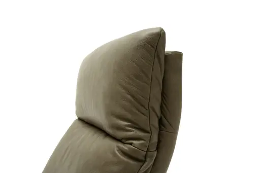 Liege Ferdinand - inkl. Relaxfunktion (motorisch), Leder, Olive