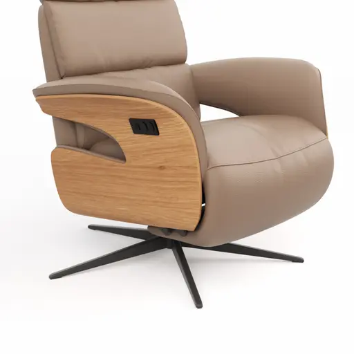 Relaxsessel Amila - Größe S, inkl. 2-motorischer Relaxfunktion und Kopfteilverstellung, Leder, Rauchbraun