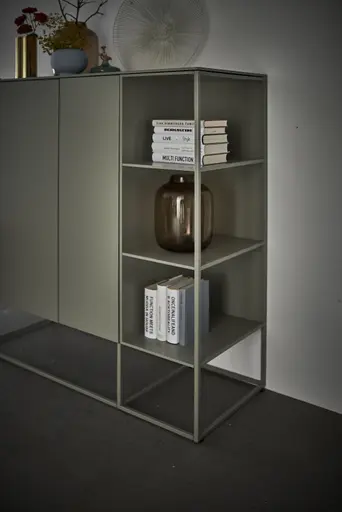 Highboard Catona - Lack Matt, Salbei