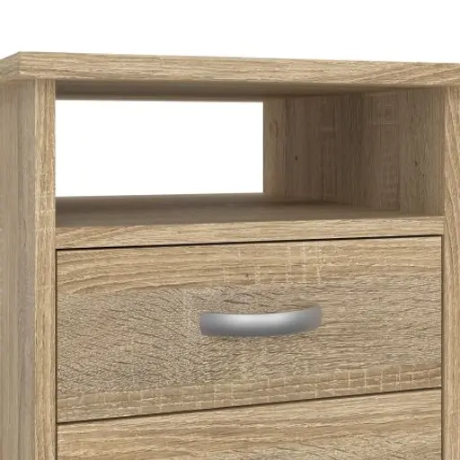 Schreibtisch - LB ca. 110x49 cm, Eiche Struktur Nachbildung