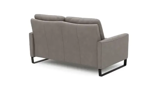 Sofa Tenero - 2-Sitzer, Stoff, Grau