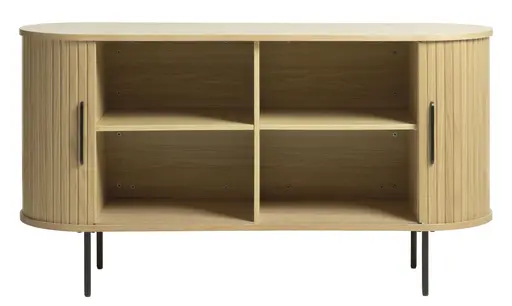 Sideboard - B ca. 140 cm, Eiche Furnier, Natur