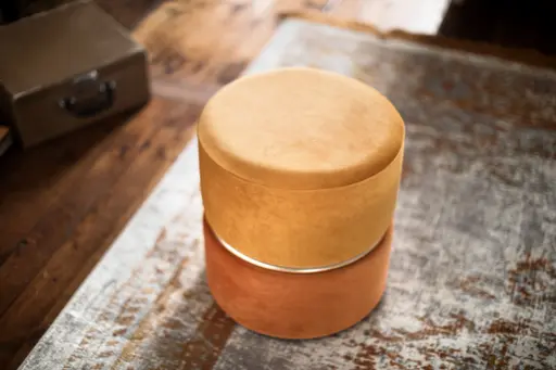 Hocker Svala B - Velour, Gelb