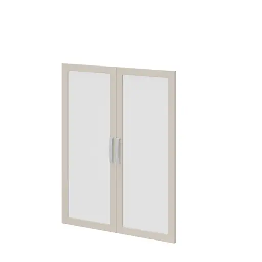 Türen-Set- B ca. 84 cm, Glas, Kaschmir