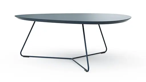 Couchtisch Fano - LBH ca. 87x78x33 cm, Fenix dunkelblau