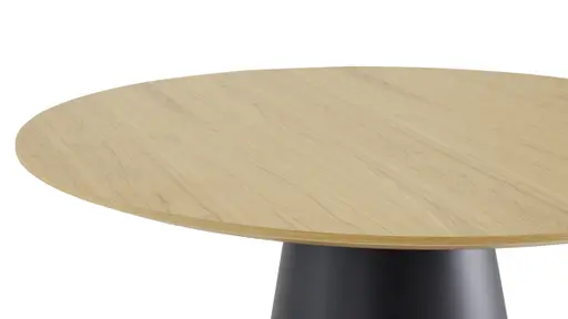 Esstisch Ose - Rund D ca. 125 cm, Wildeiche furniert