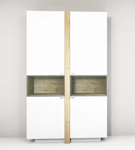 Vitrine - Lack, Weiß