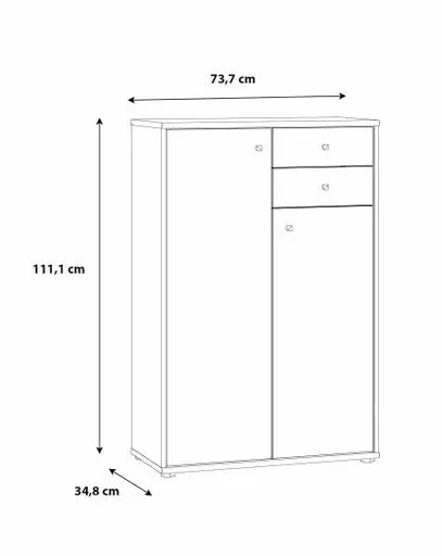 Kommode FAIK - Eiche Dekor