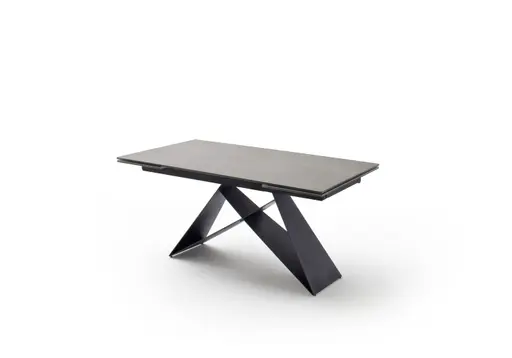 Esstisch - ausziehbar, LB ca. 160x90 cm, Anthrazit