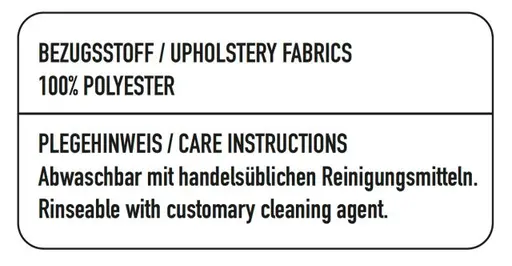 Drehstuhl - drehbar, höhenverstellbar, Stoff, Schwarz