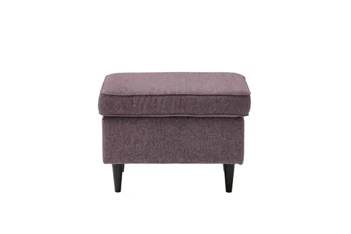 Hocker - Webstoff, Aubergine