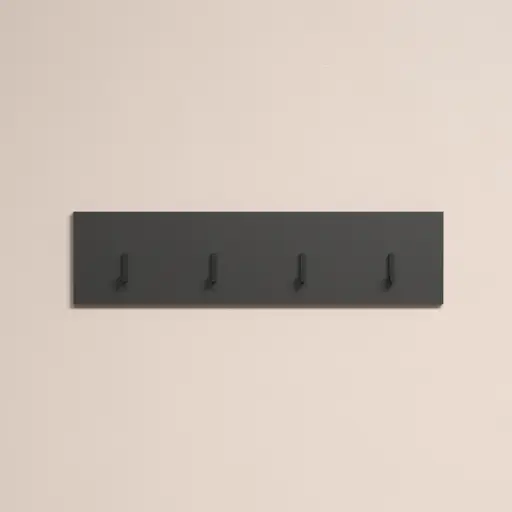 Garderobenpaneel - B ca. 80 cm, Anthrazit