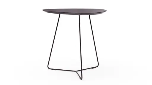 Ecktisch Fano - LBH ca. 59x50x55 cm, Fenix, Aubergine