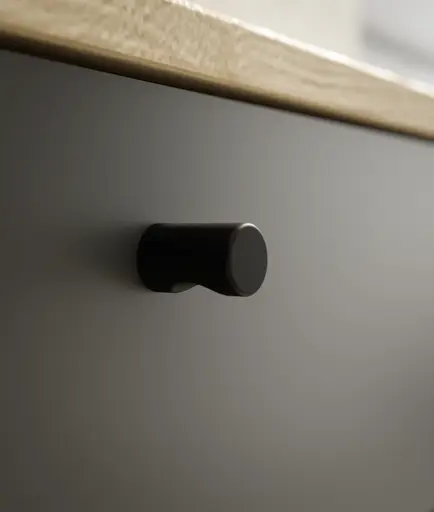 Sideboard - B ca. 135 cm, Anthrazit, Evoke Eiche Nachbildung