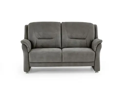 Sofa - 2-Sitzer, Stoff, Grau