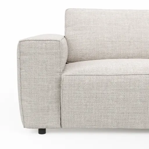 Ecksofa Lilaia - 2-Sitzer links, Ecke, 1,5-Sitzer Tief, Stoff, Kaschmir