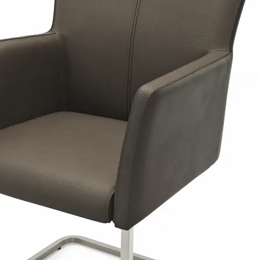 Armlehnstuhl 4110 - Leder, Olive