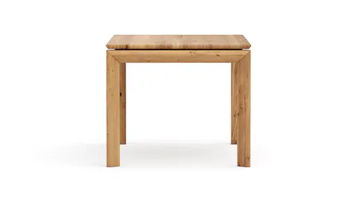 Esstisch Farmingdale - ausziehbar, Platte mit schräger Kante, LB ca. 160x90 cm, Eiche massiv, natur geölt