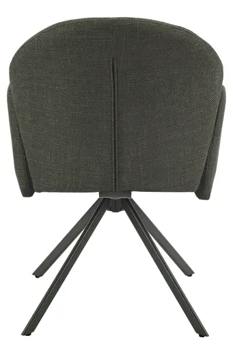 Armlehnstuhl - drehbar, Stoff, Grün