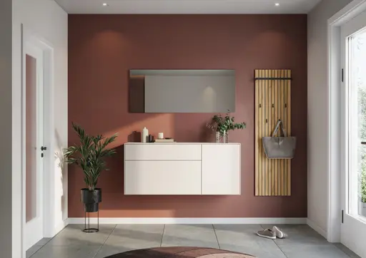 Schuhschrank GEENA - B ca. 137 cm, Kaschmir