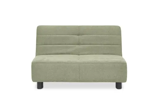 Faltsofa Easy - 2-Sitzer ohne Armlehne, ca. 140 cm inkl. Schlaffunktion, Stoff, Grün