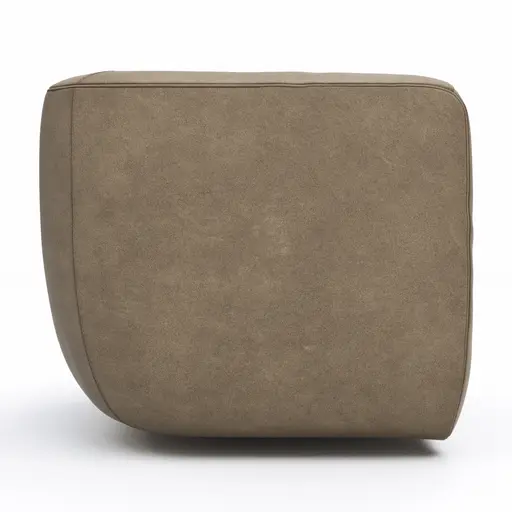 Sessel Stormy - drehbar, Stoff, Rauchbraun