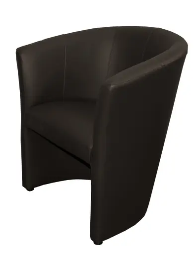 Sessel - Kunstleder Dunkelgrau