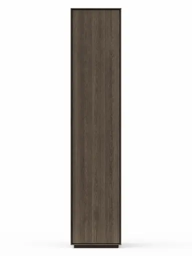 Vitrine Saratoga - rechts, Buche massiv, silbergrau geölt