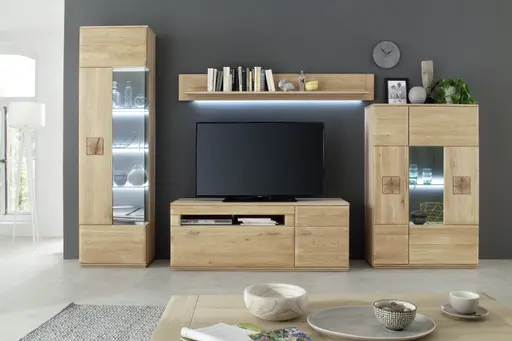 TV-Element - Eiche teilmassiv