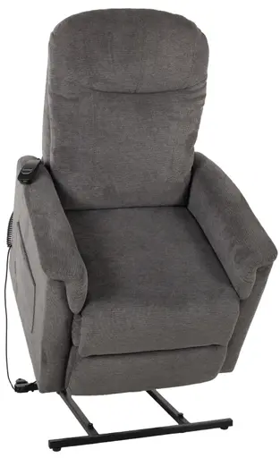 TV-Sessel - Aufstehhilfe, Relaxfunktion, Webstoff, Kieselgrau