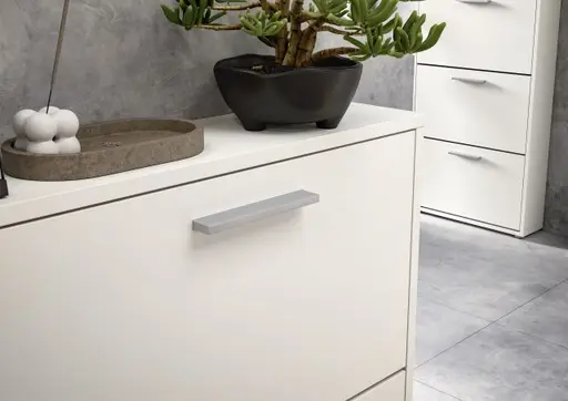 Schuhkipper - B ca. 59 cm, Weiß