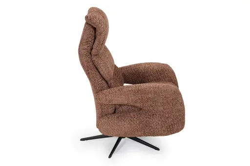 Sessel - Relaxfunktion, Stoff, Hellbraun