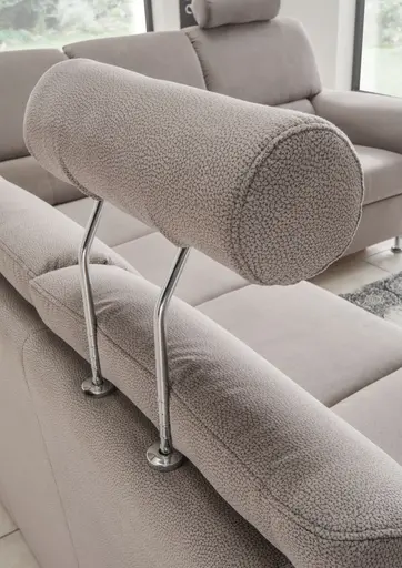 Polsterecke -  Schlaffunktion mit Bettkasten, 3-Sitzer, Ecke rechts, Dunkelgrau, Microfaser